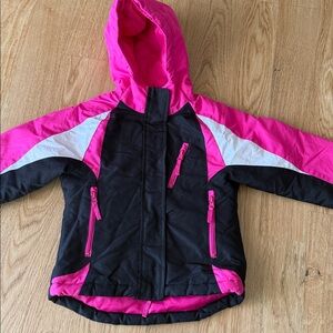 Place Vibrant Pink and Black Jacket